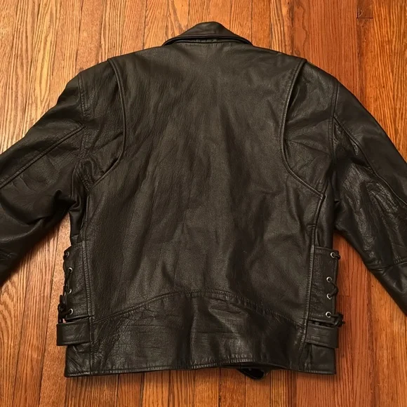 80’s London Leatherwear Vintage Genuine Leather Jacket - Picture 9 of 15